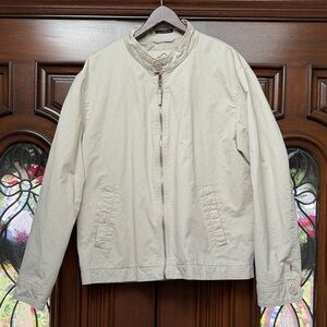 Vntg St. John's Bay Miminalist, Classic Water Repellant Cotton Windbreaker